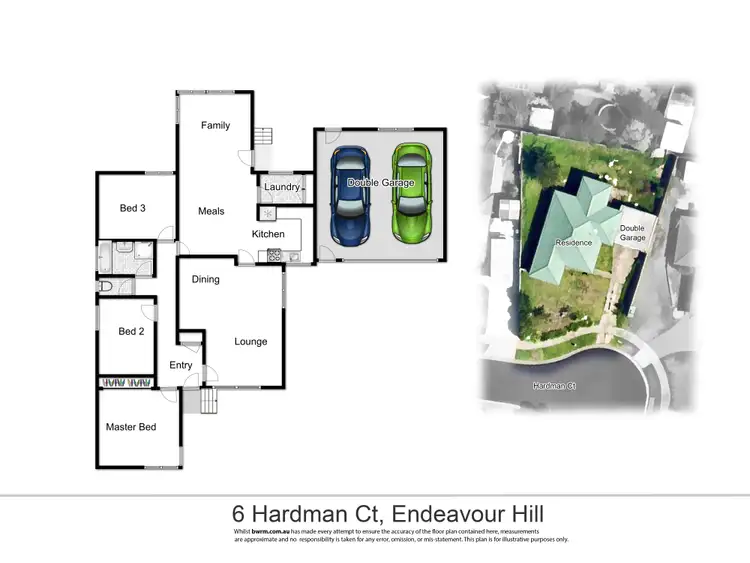 Floorplan of Homely house listing, 6 Hardman Court, Endeavour Hills VIC 3802