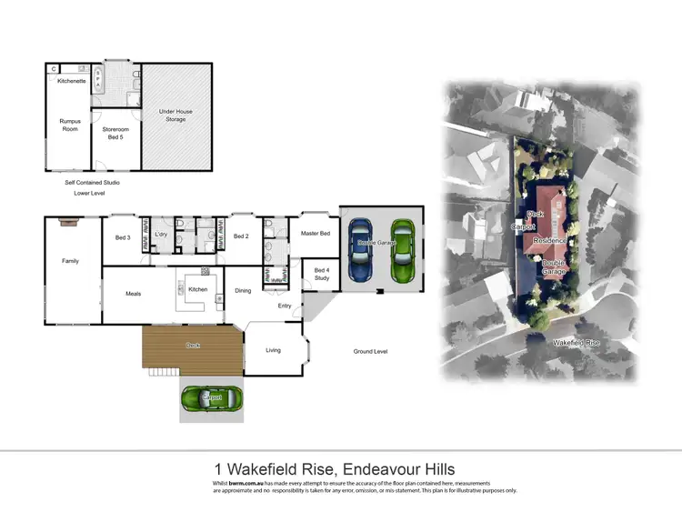 Floorplan of Homely house listing, 1 Wakefield Rise, Endeavour Hills VIC 3802