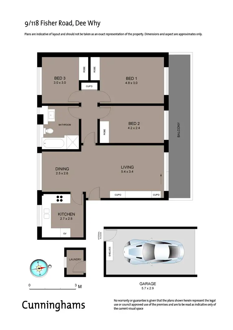 Floorplan of Homely unit listing, 9/118 Fisher Road, Dee Why NSW 2099