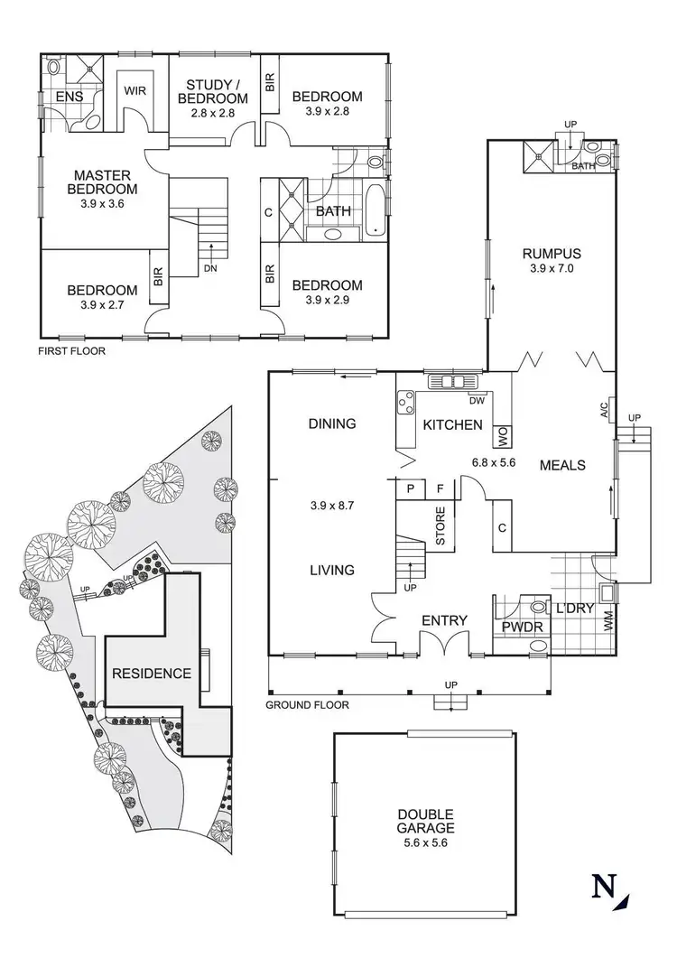 Floorplan of Homely house listing, 5 Alma Court, Doncaster VIC 3108