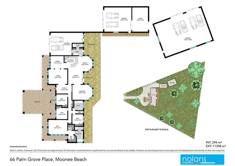 Floorplan of Homely house listing, 66 Palm Grove Place, Moonee Beach NSW 2450