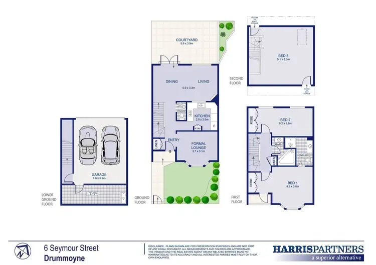 Floorplan of Homely house listing, 6 Seymour Street, Drummoyne NSW 2047