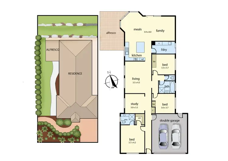 Floorplan of Homely house listing, 35 Fieldstone Boulevard, Beaconsfield VIC 3807
