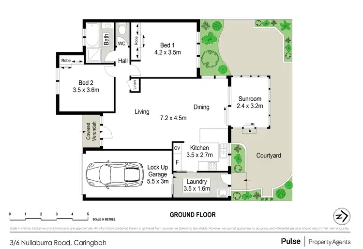 Floorplan of Homely villa listing, 3/6 Nullaburra Road, Caringbah NSW 2229