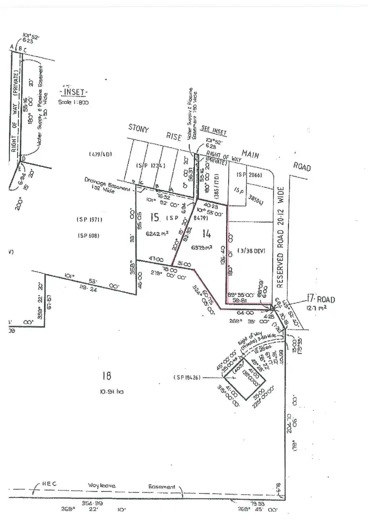Floorplan of Homely land listing, LOT 14 Harris Road, Stony Rise TAS 7310