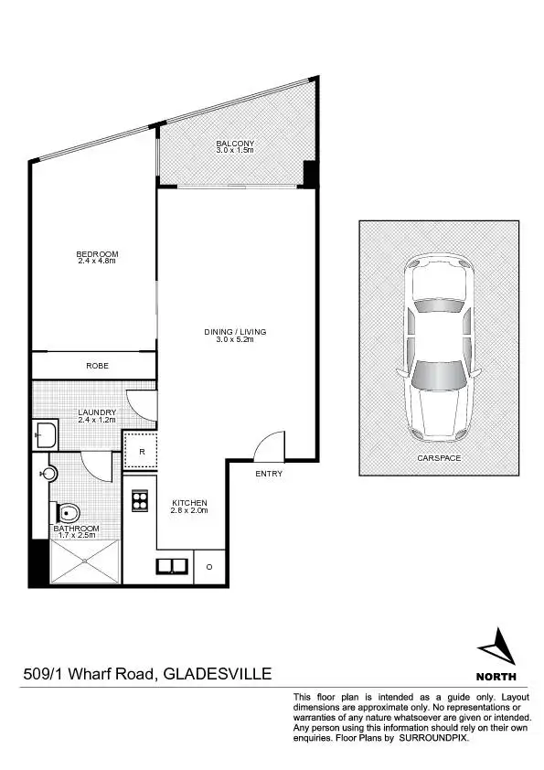 Floorplan of Homely apartment listing, Address available on request