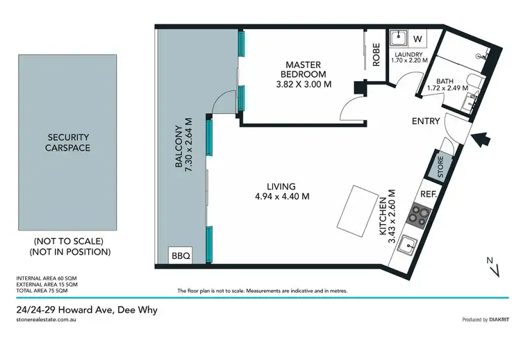 Floorplan of Homely apartment listing, 24/29 Howard Avenue, Dee Why NSW 2099