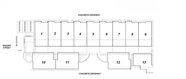 Floorplan of Homely townhouse listing, 2/10 Vincent Street, Coffs Harbour NSW 2450