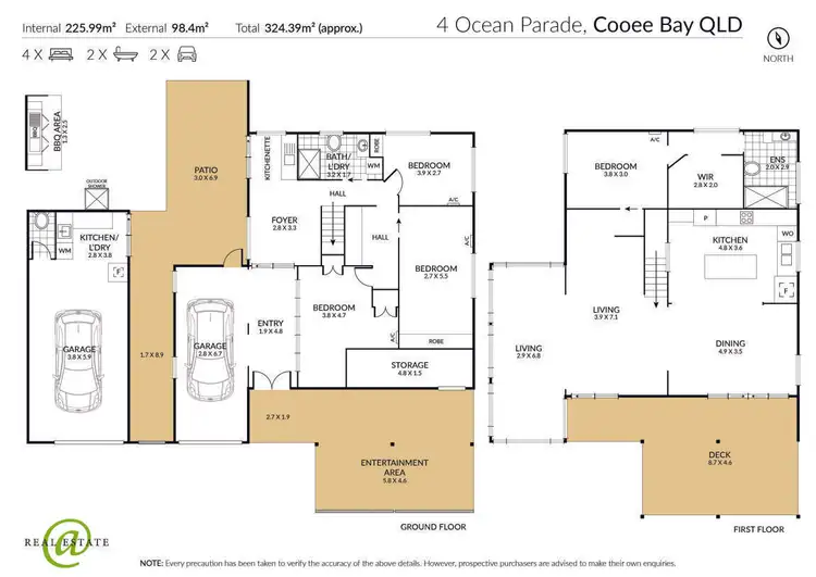 Floorplan of Homely house listing, 4 Ocean Parade, Cooee Bay QLD 4703