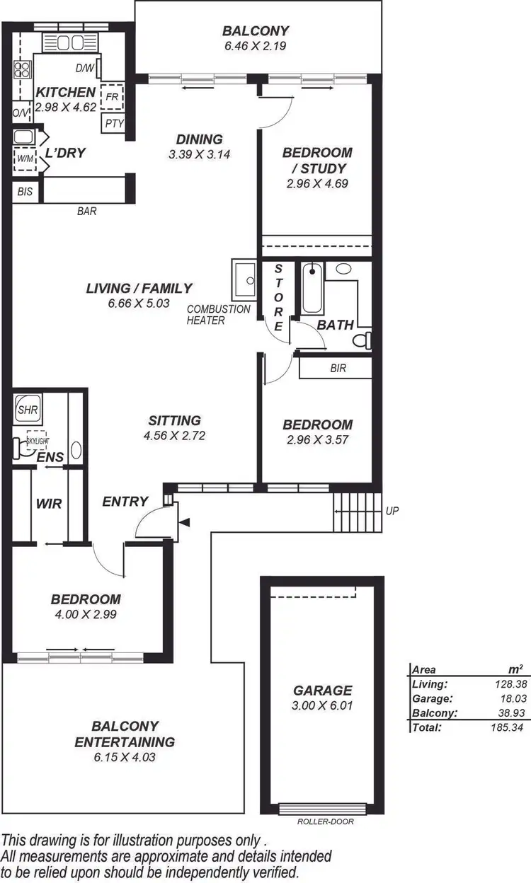 Floorplan of Homely apartment listing, 5/17-19 Finniss Street, North Adelaide SA 5006