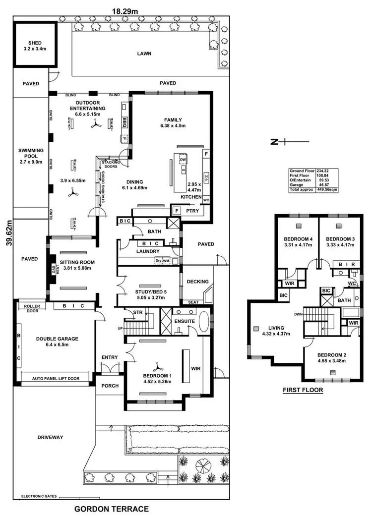 Floorplan of Homely house listing, 28 Gordon Terrace, Rosslyn Park SA 5072