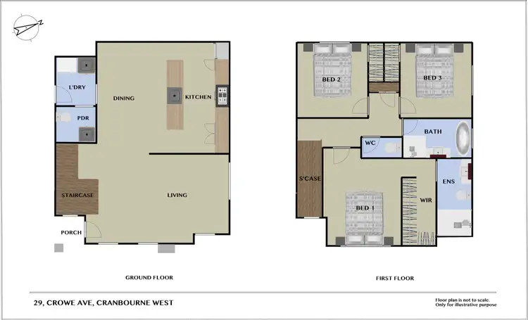 Floorplan of Homely house listing, 29 Crowe Avenue, Cranbourne West VIC 3977