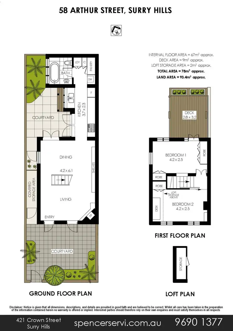 Floorplan of Homely house listing, 58 Arthur Street, Surry Hills NSW 2010