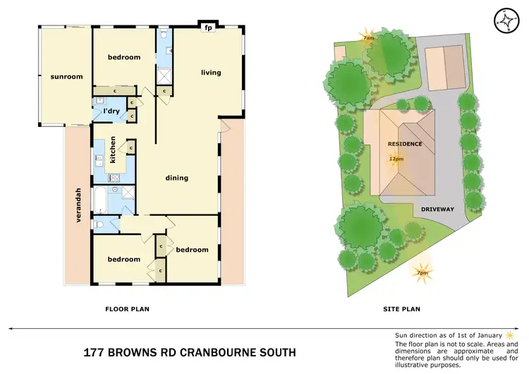 Floorplan of Homely house listing, 177 Browns Road, Cranbourne South VIC 3977