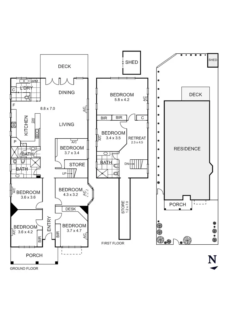 Floorplan of Homely house listing, 101 Munro Street, Coburg VIC 3058