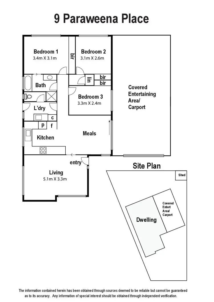 Floorplan of Homely house listing, 9 Paraweena Place, Epping VIC 3076