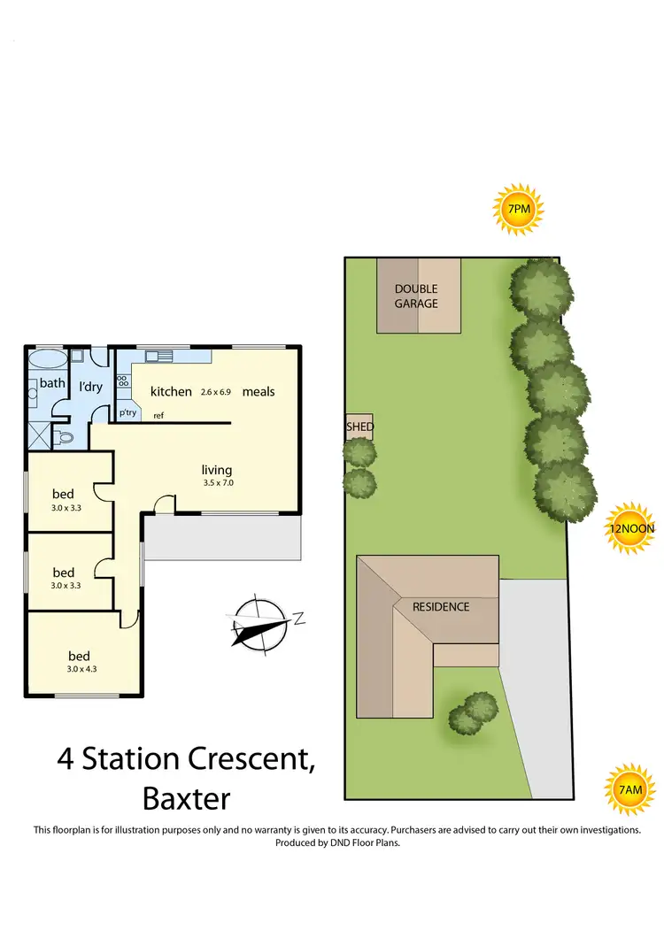 Floorplan of Homely house listing, 4 Station Crescent, Baxter VIC 3911