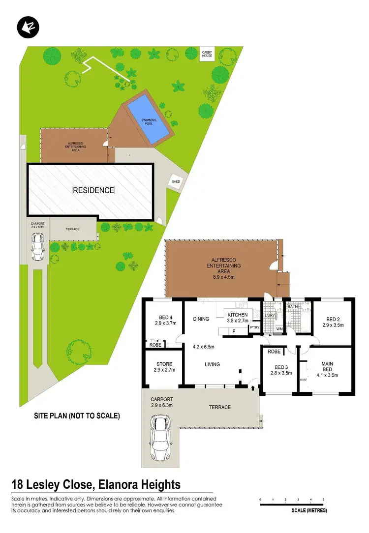 Floorplan of Homely house listing, 18 Lesley Close, Elanora Heights NSW 2101