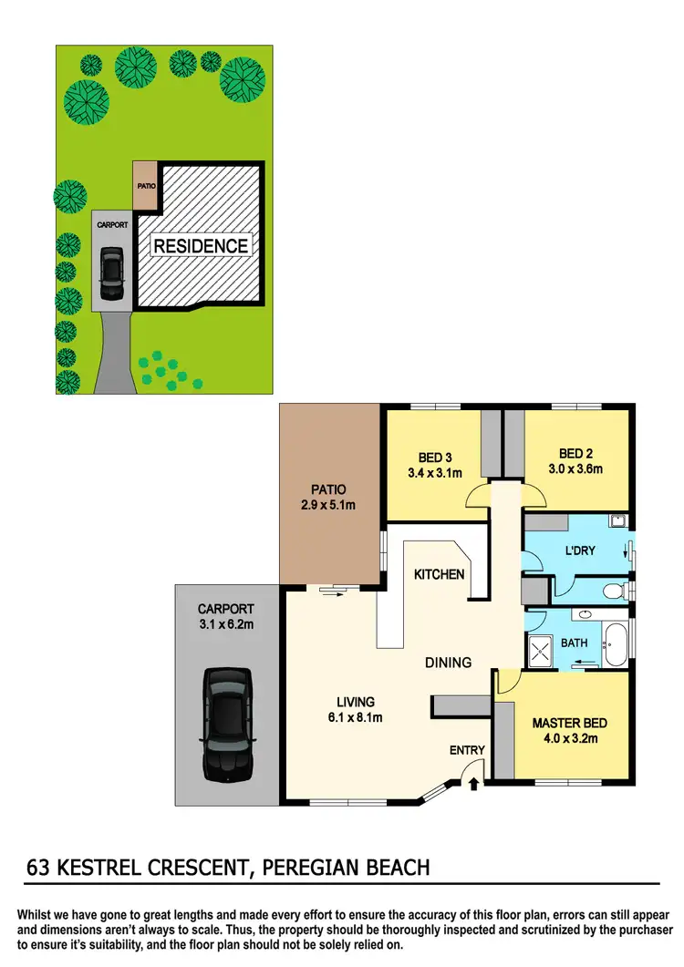 Floorplan of Homely house listing, 63 Kestrel Crescent, Peregian Beach QLD 4573