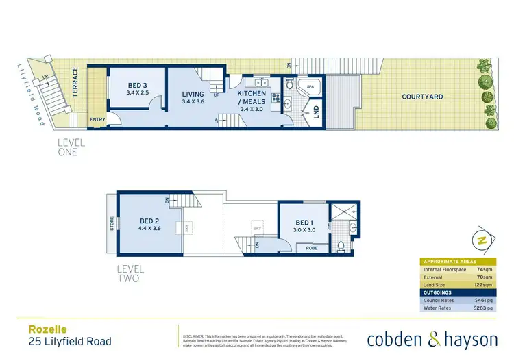 Floorplan of Homely house listing, 25 Lilyfield Road, Rozelle NSW 2039