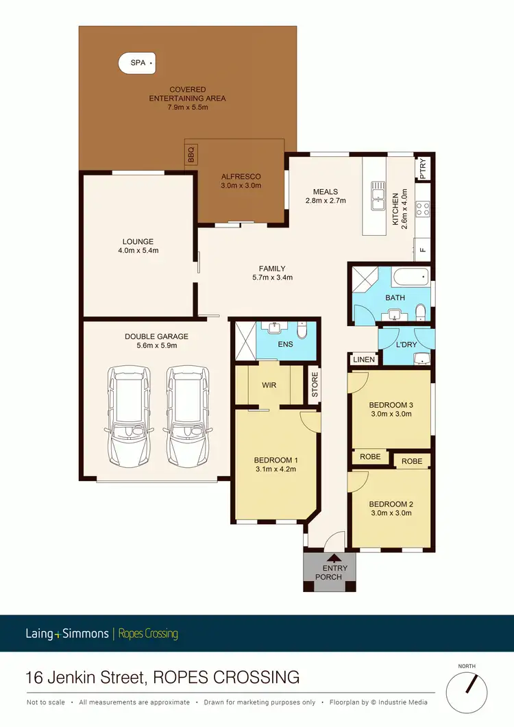 Floorplan of Homely house listing, 16 Jenkin Street, Ropes Crossing NSW 2760