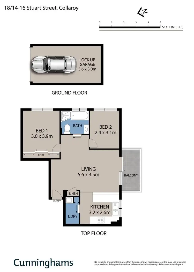 Floorplan of Homely apartment listing, 18/14-16 Stuart Street, Collaroy NSW 2097