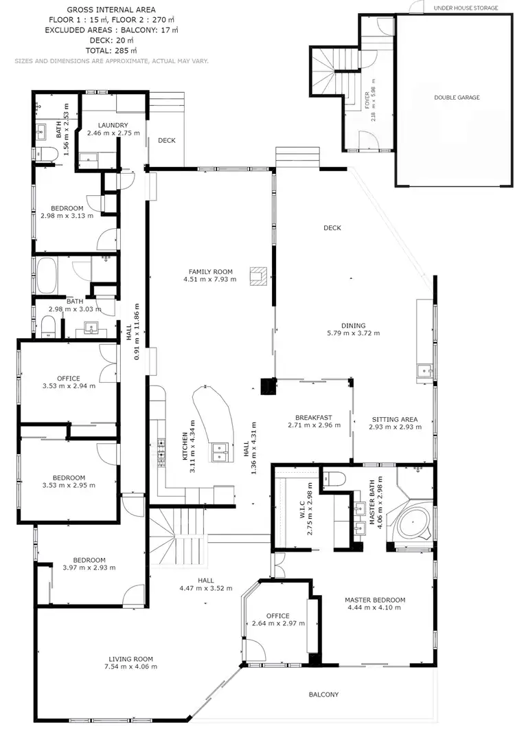 Floorplan of Homely house listing, 16 Lillian Court, Port Macquarie NSW 2444