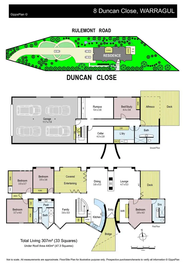 Floorplan of Homely house listing, 8 Duncan Close, Warragul VIC 3820