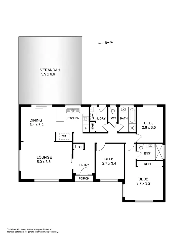 Floorplan of Homely house listing, 16 Grantham Parade, St Albans VIC 3021