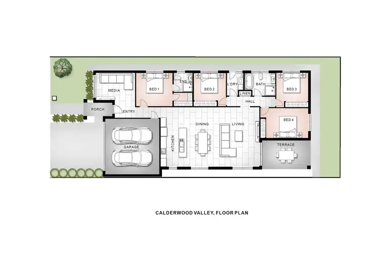 Floorplan of Homely house listing, 21 Violet Boulevard, Calderwood NSW 2527