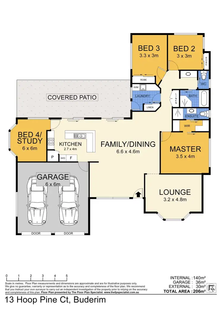 Floorplan of Homely house listing, 13 Hoop Pine Court, Buderim QLD 4556