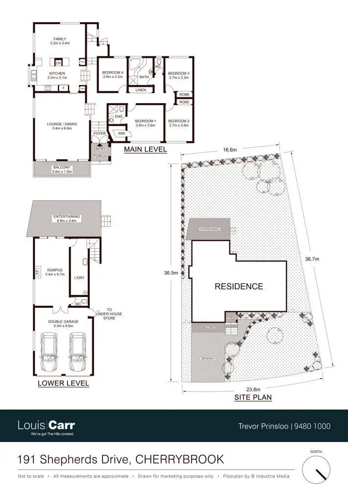 Floorplan of Homely house listing, 191 Shepherds Drive, Cherrybrook NSW 2126