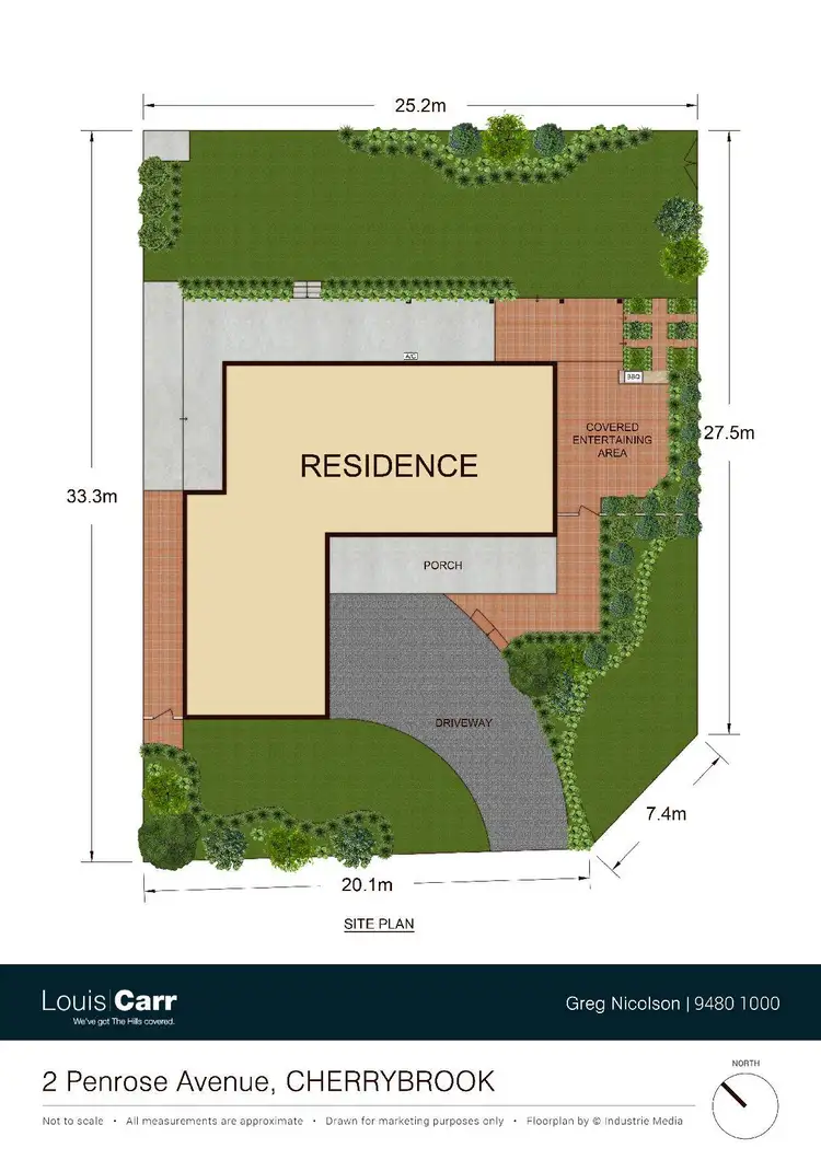 Floorplan of Homely house listing, 2 Penrose Avenue, Cherrybrook NSW 2126