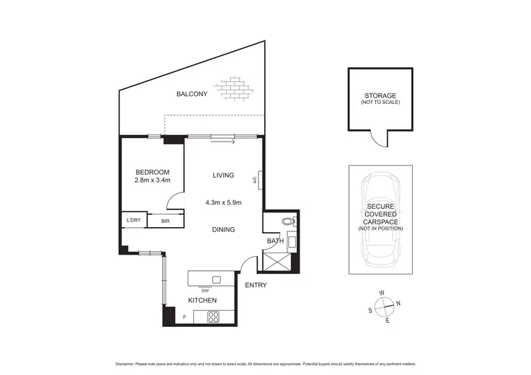 Floorplan of Homely apartment listing, 18/17 Moore Street, Moonee Ponds VIC 3039