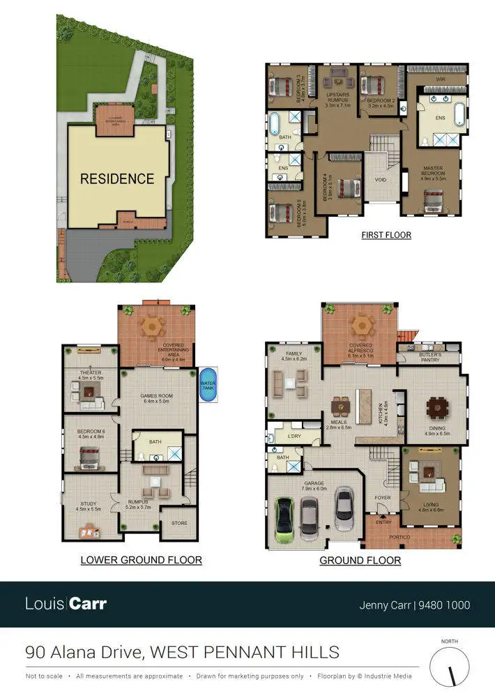 Floorplan of Homely house listing, 90 Alana Drive, West Pennant Hills NSW 2125