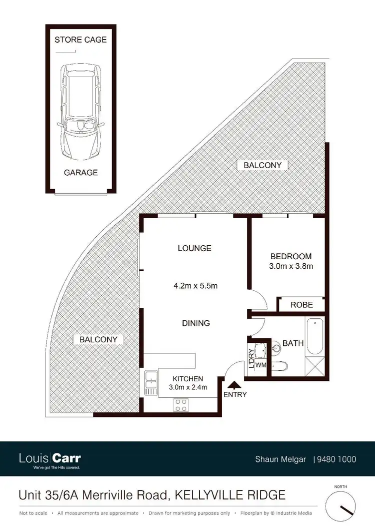 Floorplan of Homely apartment listing, 35/6 Merriville Road, Kellyville Ridge NSW 2155