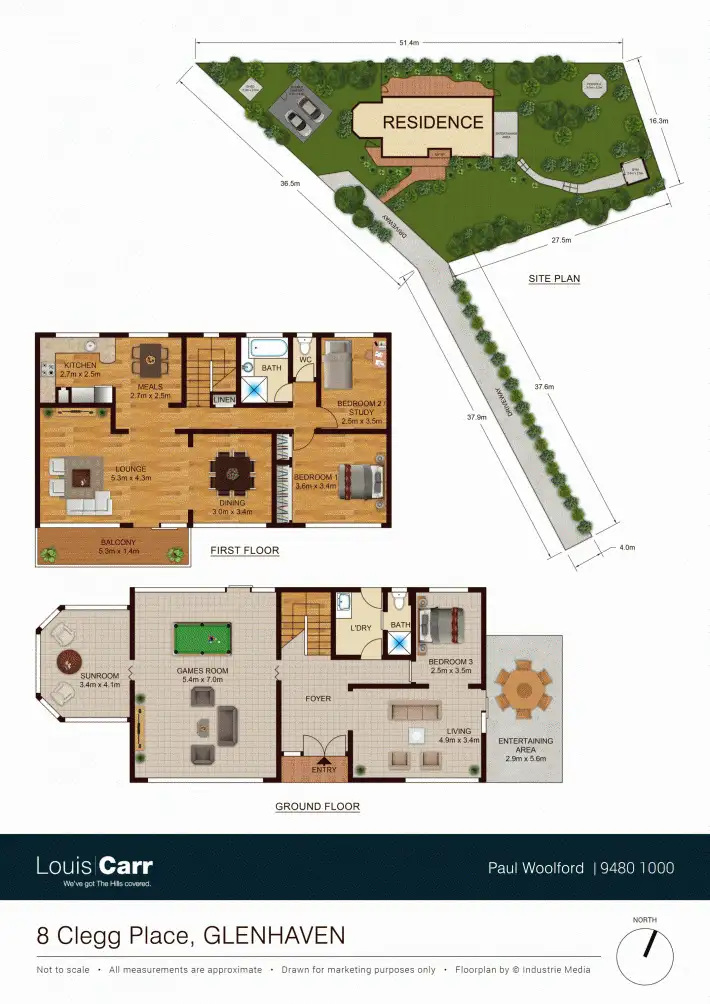 Floorplan of Homely house listing, 8 Clegg Place, Glenhaven NSW 2156