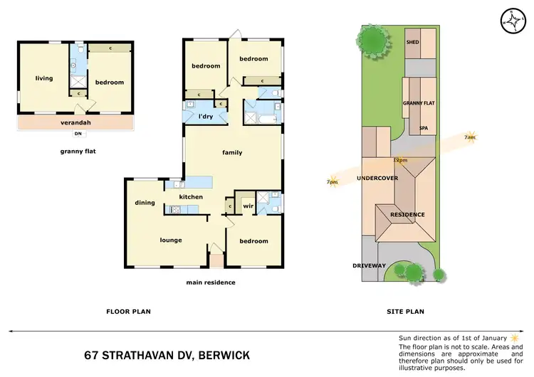 Floorplan of Homely house listing, 67 Strathavan Drive, Berwick VIC 3806