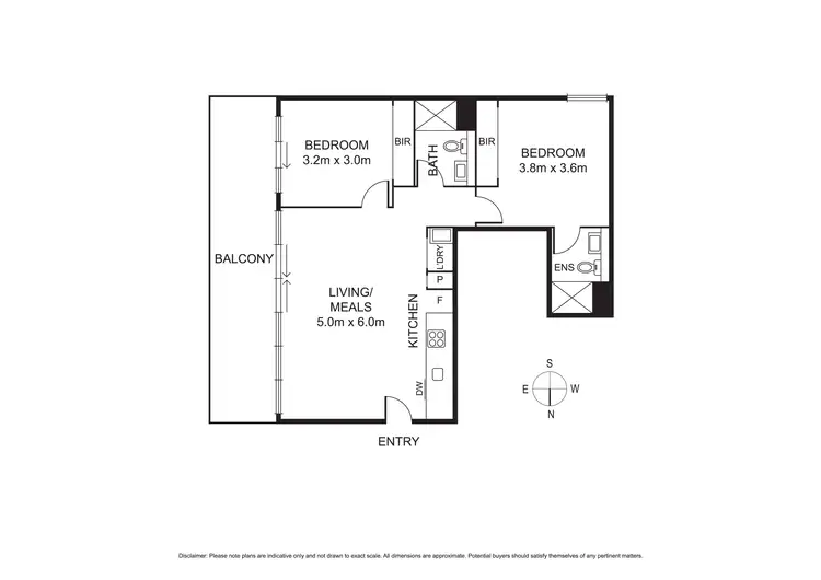Floorplan of Homely apartment listing, 301/20 Park Street, Moonee Ponds VIC 3039