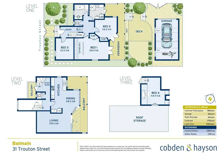 Floorplan of Homely house listing, 31 Trouton Street, Balmain NSW 2041