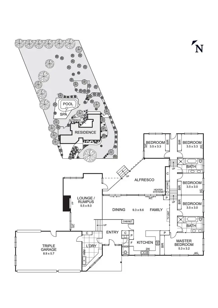 Floorplan of Homely house listing, 7 Holly Green Close, Donvale VIC 3111