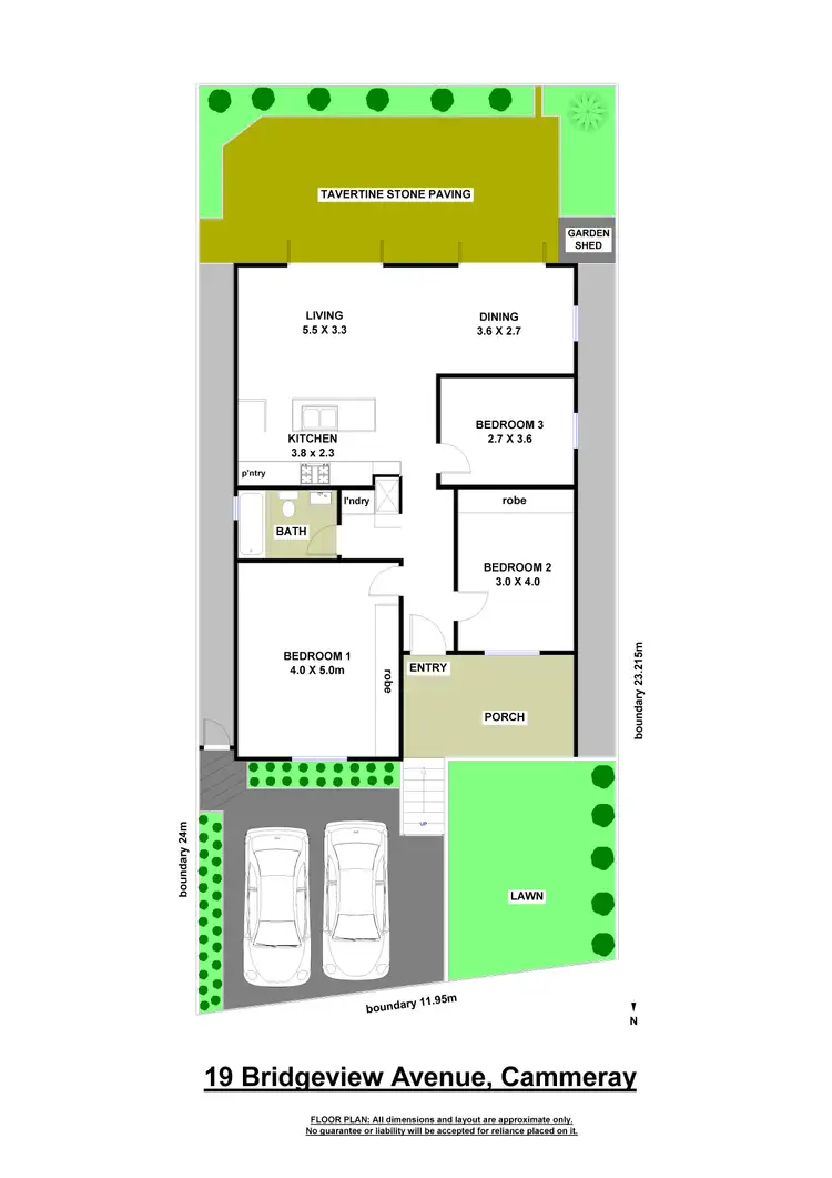 Floorplan of Homely house listing, 19 Bridgeview Avenue, Cammeray NSW 2062