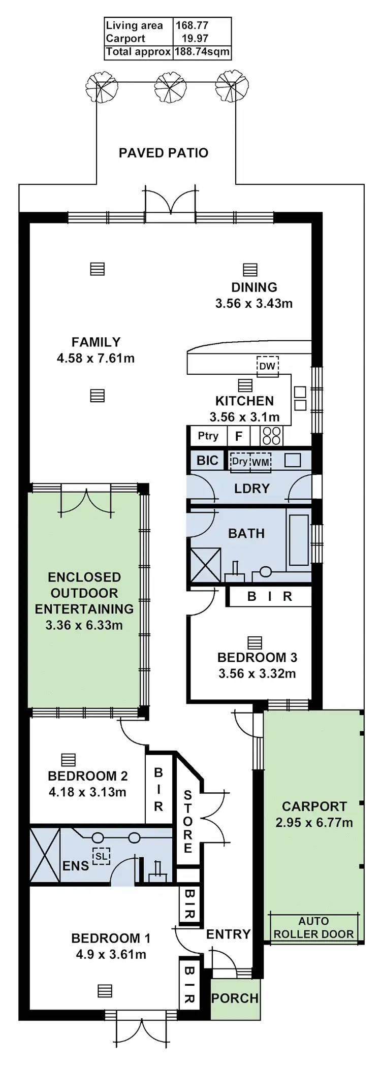 Floorplan of Homely house listing, 52A Ninth Avenue, Joslin SA 5070