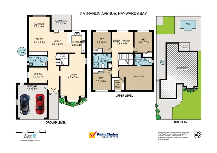 Floorplan of Homely house listing, 6 Athanlin Avenue, Haywards Bay NSW 2530