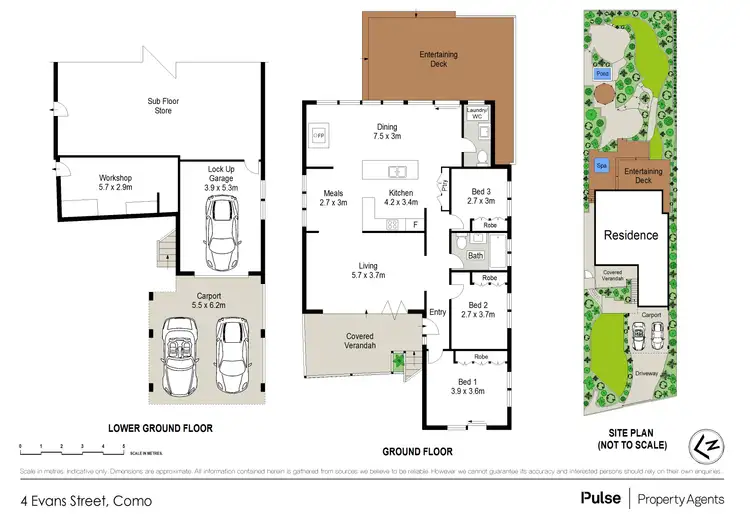 Floorplan of Homely house listing, 4 Evans Street, Como NSW 2226