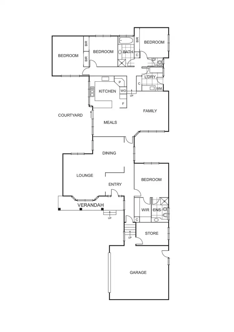 Floorplan of Homely house listing, 18 Penderel Way, Bulleen VIC 3105