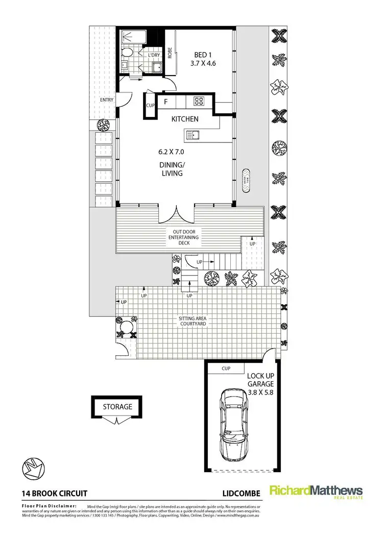 Floorplan of Homely apartment listing, 14 Brooks Circuit, Lidcombe NSW 2141