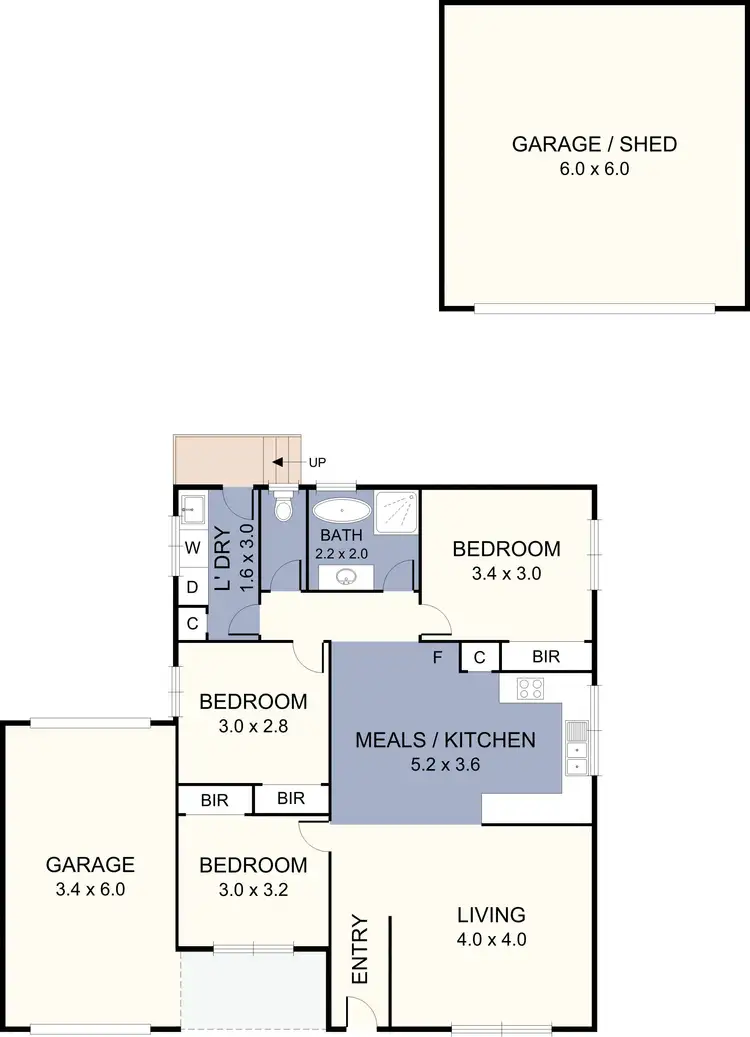 Floorplan of Homely house listing, 19 Kanooka Grove, Meadow Heights VIC 3048