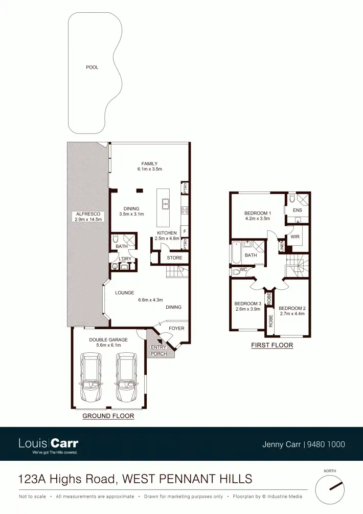 Floorplan of Homely house listing, 123A Highs Road, West Pennant Hills NSW 2125