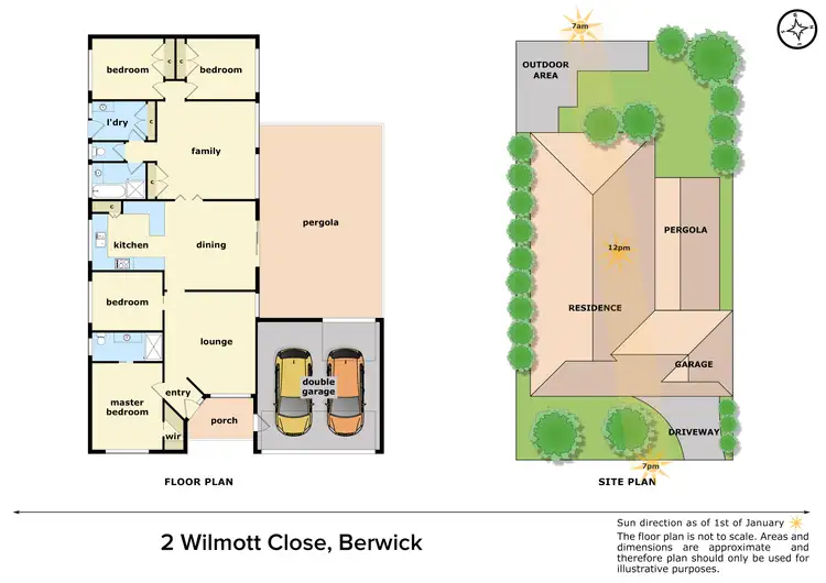 Floorplan of Homely house listing, 2 Wilmott Close, Berwick VIC 3806